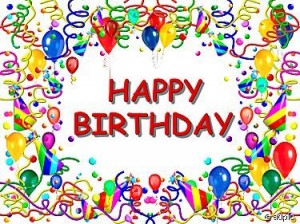 Karte Happy Birthday